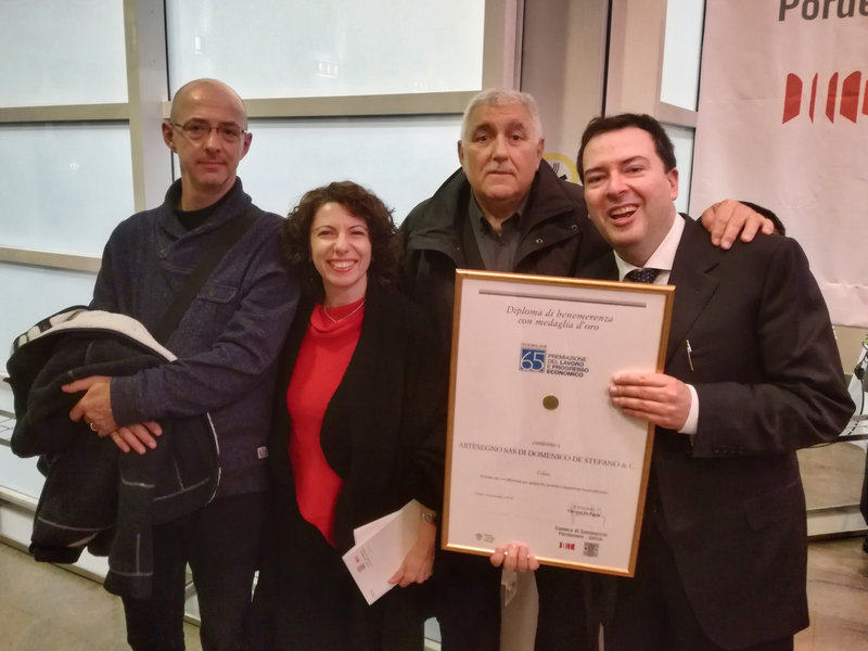 La cerimonia di premiazione di Artesegno