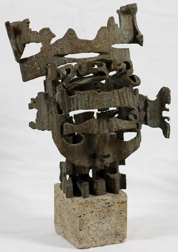Mirko Basaldella (1910-1969)
Scultura in bronzo
cm 36x24x18 - 1971
Maschera